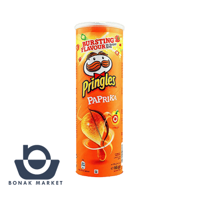 چیپس پرینگلز (Pringles) در طعم های متنوع ۱۶۵ گرمی