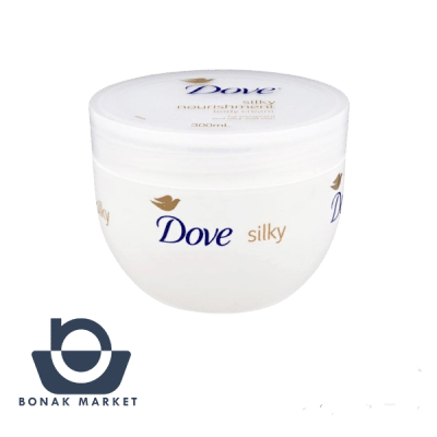 کرم مرطوب کننده دست و بدن داو مدل Silky حجم 300 میلی