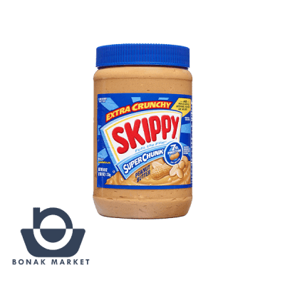کره بادام زمینی مغزدار اسکیپی SKIPPY