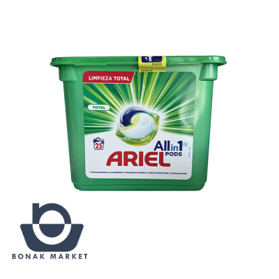 قرص ماشین لباسشویی بالشتکی Ariel آریل همه کاره 25 عددی