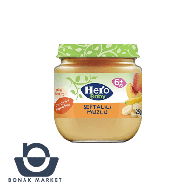 پوره ارگانیک مخلوط میوه‌ ها و جو دوسر هرو بیبی Hero Baby