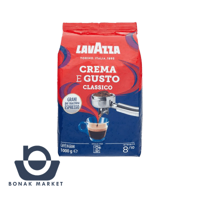 دانه قهوه اسپرسو لاوازا LAVAZZA مدل1کیلو گرم