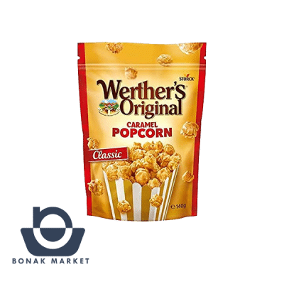 پاپ کورن کاراملی کلاسیک وردرز 140 گرمی Werther’s Original