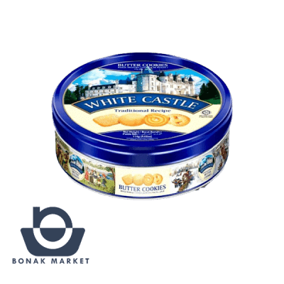 بیسکوئیت وایت کستل فلزی 114 گرمی WHITE CASTLE آبی