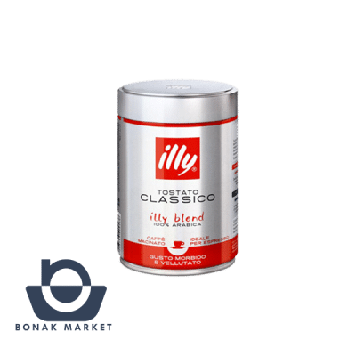 قهوه ایلی کلاسیکو قرمز مدل فنجان 250 گرمی