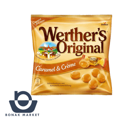آبنبات با مغز کارامل کندی وردرز اورجینال (werther’s original) 225 گرمی