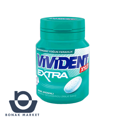 ادامس ویویدنت بشکه ای کوچک نعنایی مدل Extra