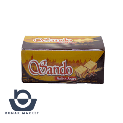 ویفر ساندو 24 عددی Sando مدل Chocolate
