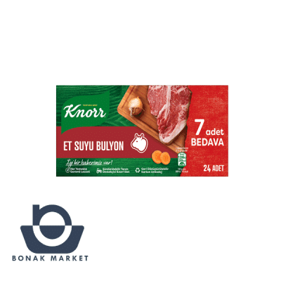 KNORR عصاره گوشت 24 عددی کنور 7 عدد رایگان