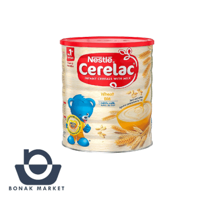 سرلاک نستله NESTLE با طعم گندم همراه با شیر 400 گرم