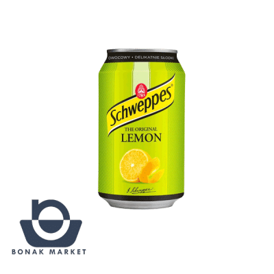 نوشیدنی تونیک شوئپس (schweppes) 330 میلی لیتر 24 عددی لیمویی
