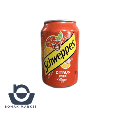 نوشیدنی تونیک شوئپس (schweppes) 330 میلی لیتر 24 عددی مرکبات