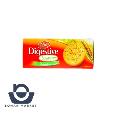 بیسکوییت دایجستیو تیفانی بدون قند 350 گرمی