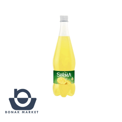 آب معدنی گازدار ویتامین C با طعم لیمو سیرما 1 لیتر SIRMA