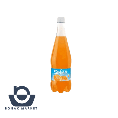 آب معدنی گازدار ویتامین C با طعم نارنگی سیرما 1 لیتر SIRMA