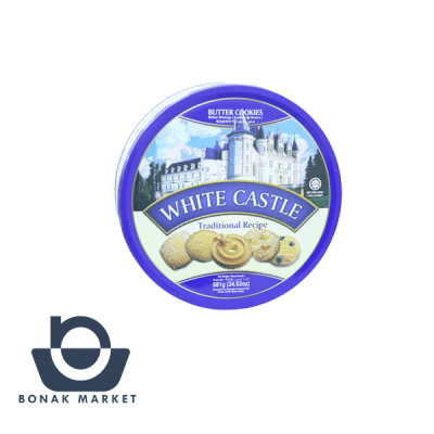 بیسکوئیت وایت کستل فلزی 681 گرمی WHITE CASTLE آبی