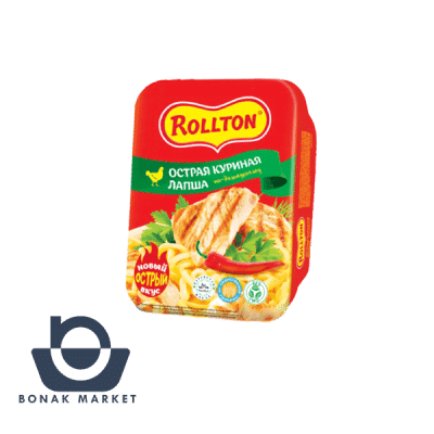 نودل با طعم مرغ و سبزیجات Rollton رولتون 90 گرم
