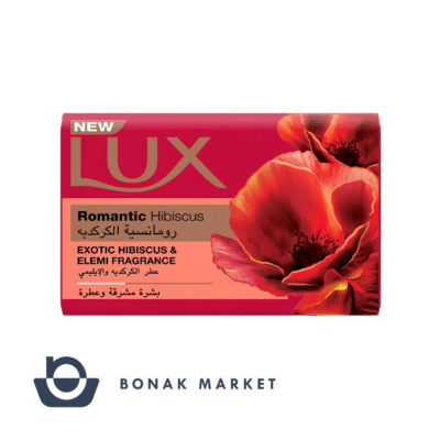 صابون لوکس Lux مدل هیبیسکوس رمانتیک romantic hibiscus وزن 170 گرم