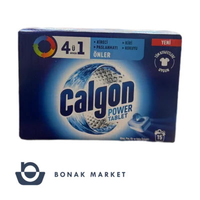 قرص جرم گیر ماشین لباسشویی کالگون calgon مدل 4u1 Arada (15عددی)