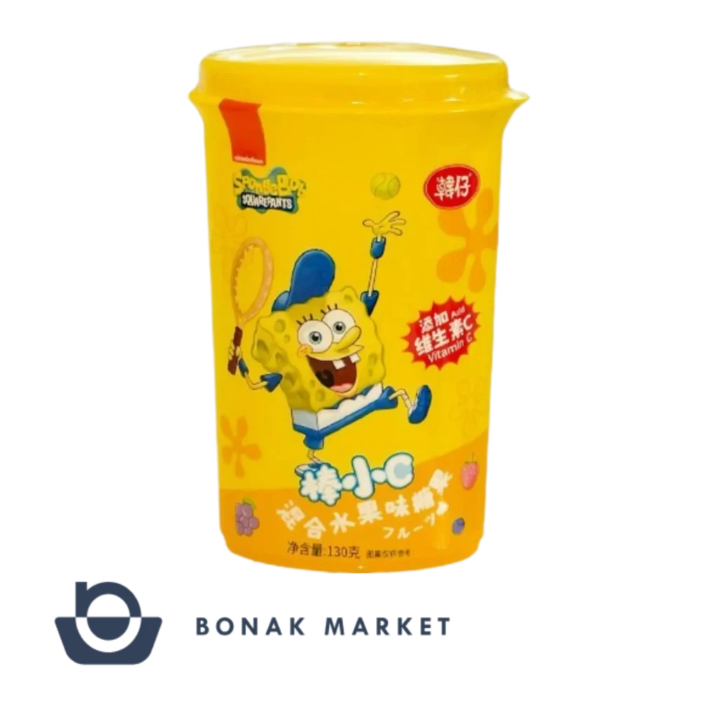 آبنبات مخلوط میوه ها Sponge Bob باب اسفنجی 130 گرمی